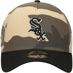 Chicago White Sox New Era Camo Crown A-Frame 9FORTY Adjustable Hat Hats - MLB