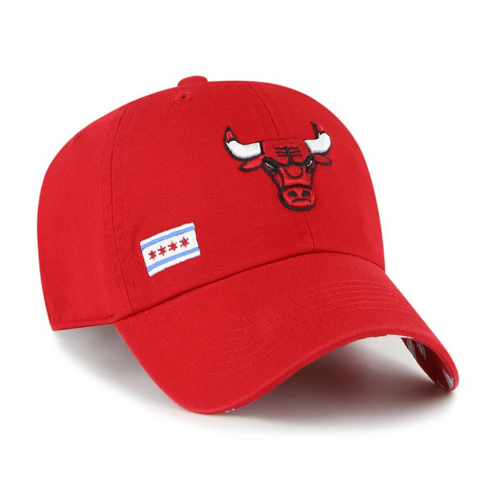 Chicago Bulls '47 Women's Confetti Undervisor Clean Up Adjustable Hat Red - NBA