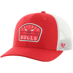 Chicago Bulls '47 Semi Patch Trucker Adjustable Hat Red - NBA