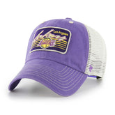 Los Angeles Lakers '47 Five Point Patch Clean Up Adjustable Hat Purple - NBA