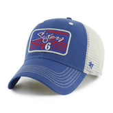 Philadelphia 76ers '47 Five Point Patch Clean Up Adjustable Hat Royal - NBA