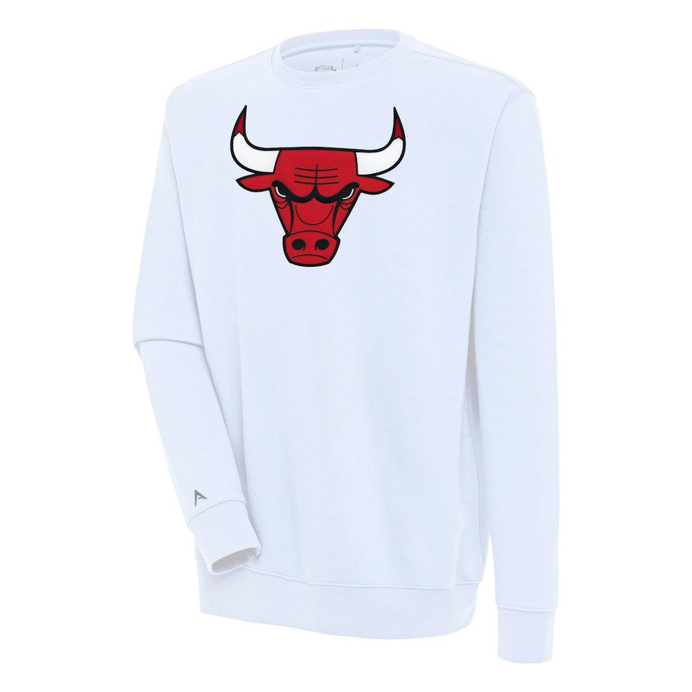 Chicago Bulls Antigua Victory Pullover Sweatshirt White - NBA