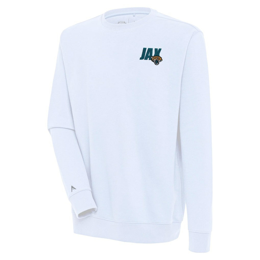 Jacksonville Jaguars Antigua Victory Pullover Sweatshirt White | NFL