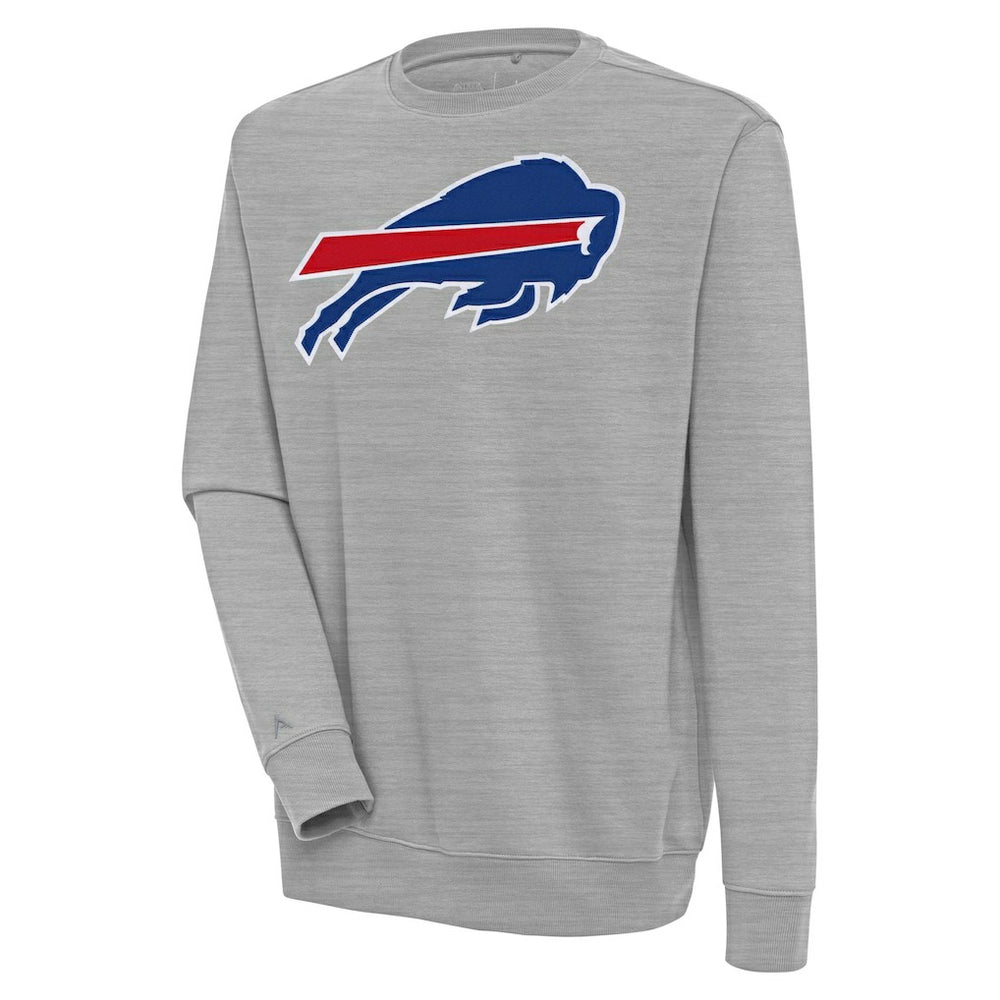 Buffalo Bills Antigua Victory Pullover Sweatshirt Heather Gray | NFL