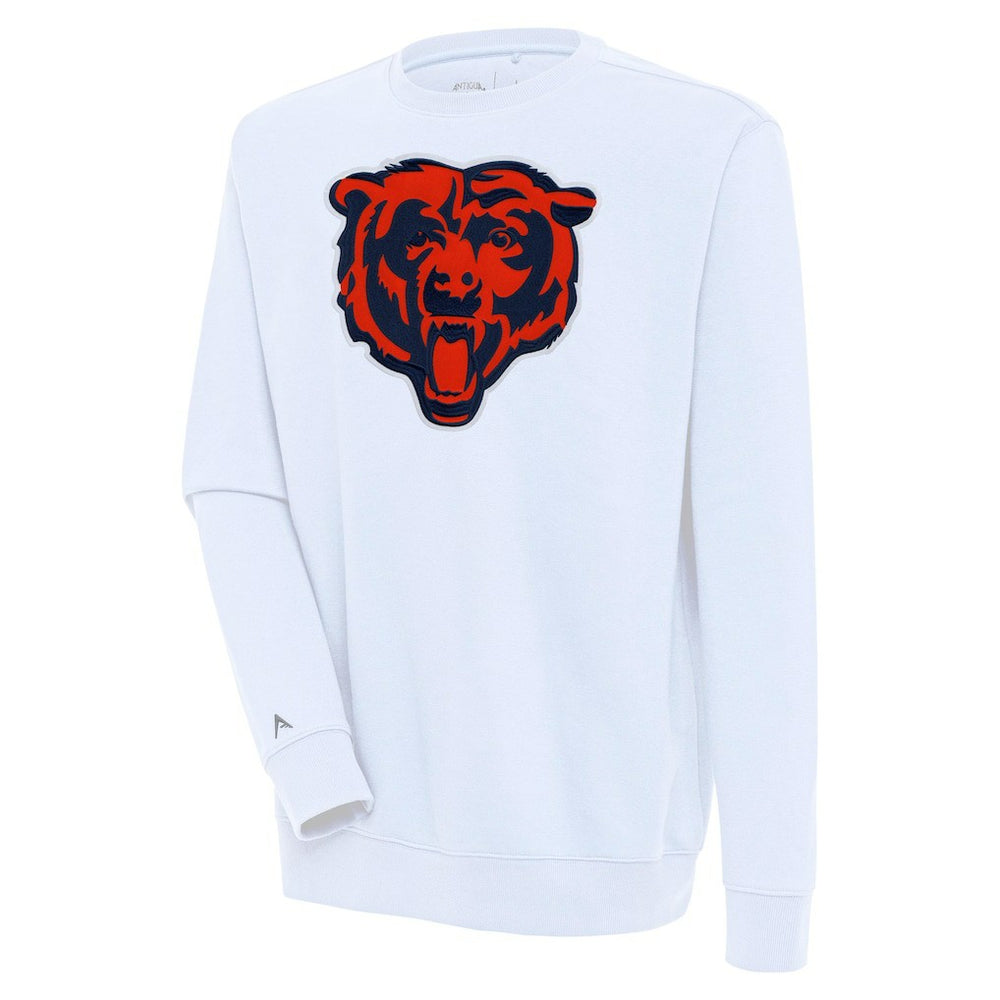 Chicago Bears Antigua Victory Pullover Sweatshirt White | NFL