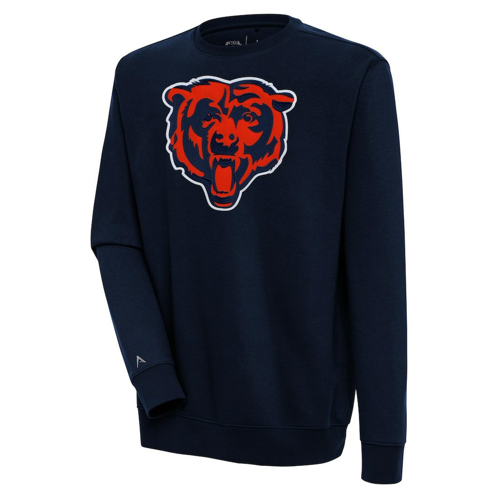 Chicago Bears Antigua Victory Pullover Sweatshirt Navy | NFL