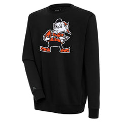 Cleveland Browns Antigua Victory Pullover Sweatshirt Black | NFL