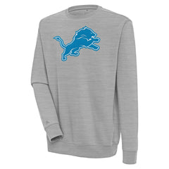 Detroit Lions Antigua Victory Pullover Sweatshirt Heather Gray | NFL