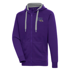 Baltimore Ravens Antigua Victory Full-Zip Hoodie Purple | NFL
