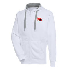 Cincinnati Bengals Antigua Victory Full-Zip Hoodie White | NFL