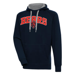 Chicago Bears Antigua Victory Pullover Hoodie Navy | NFL