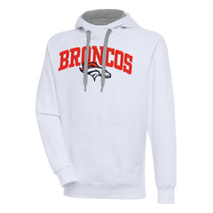 Denver Broncos Antigua Victory Pullover Hoodie White | NFL