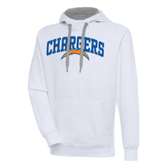 Los Angeles Chargers Antigua Victory Pullover Hoodie White | NFL