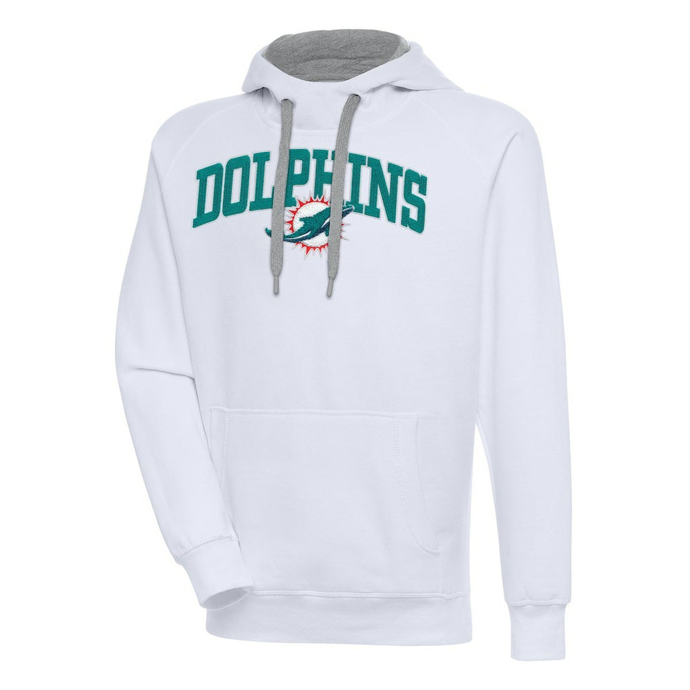 Miami Dolphins Antigua Victory Pullover Hoodie White | NFL