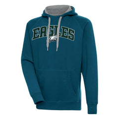 Philadelphia Eagles Antigua Victory Pullover Hoodie Midnight Green | NFL