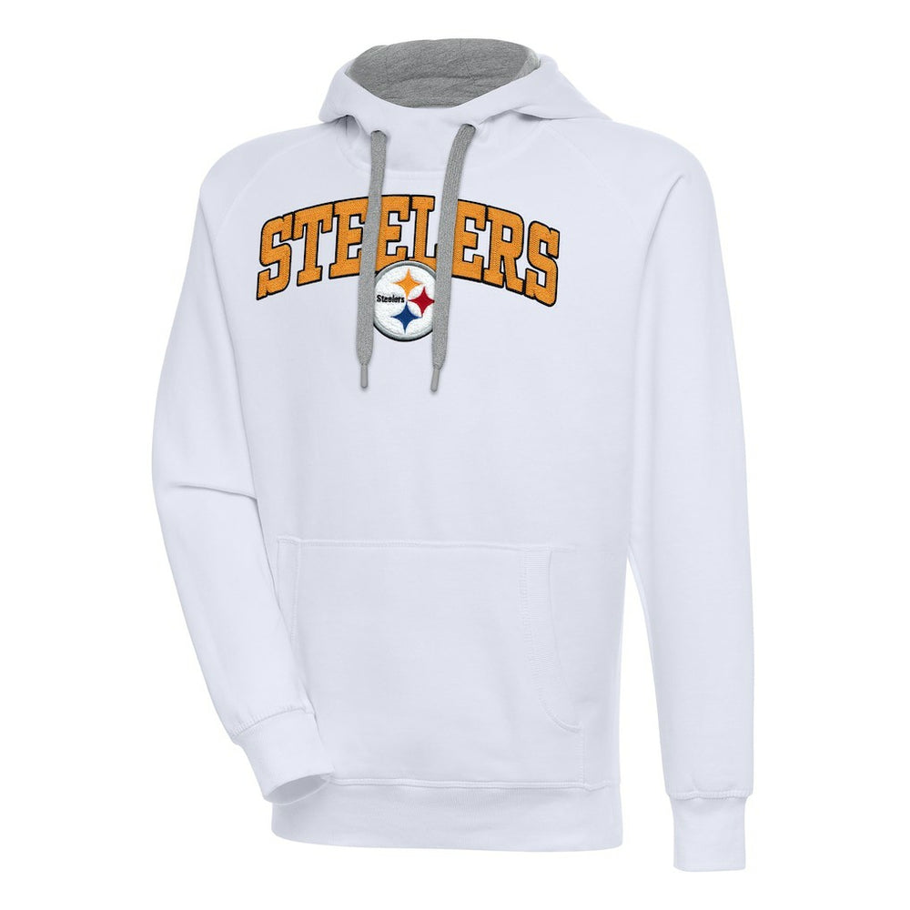 Pittsburgh Steelers Antigua Victory Pullover Hoodie White | NFL