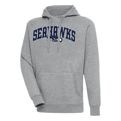 Seattle Seahawks Antigua Victory Pullover Hoodie Heather Gray | NFL