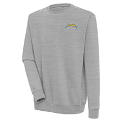 Los Angeles Chargers Antigua Victory Pullover Sweatshirt Heather Gray | NFL