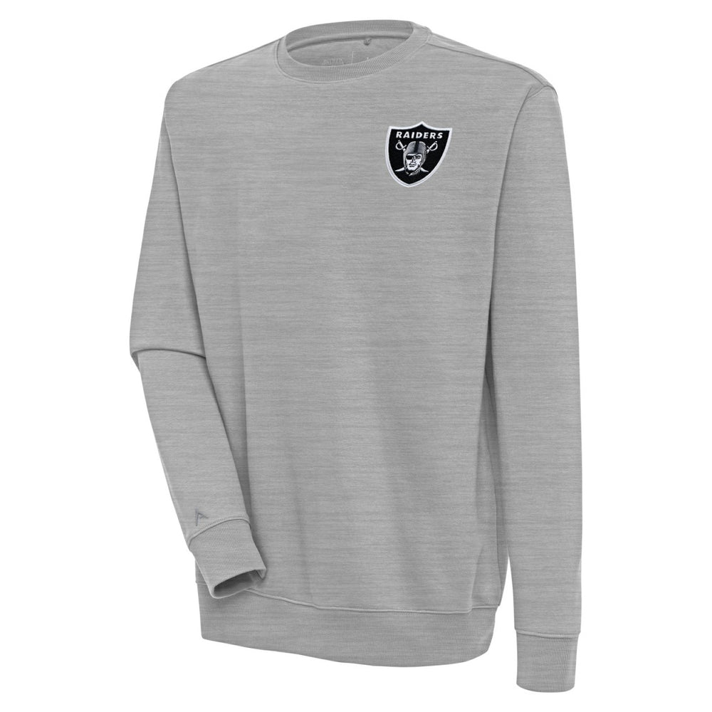 Las Vegas Raiders Antigua Victory Pullover Sweatshirt Heather Gray | NFL