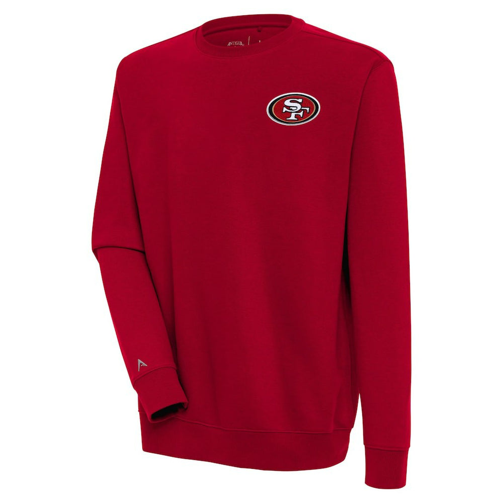 San Francisco 49ers Antigua Victory Pullover Sweatshirt Scarlet | NFL