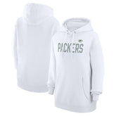 Green Bay Packers G-III 4Her by Carl Banks Women's Dot Print Pullover Hoodie White | NFL