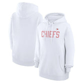 Kansas City Chiefs G-III 4Her by Carl Banks Women's Dot Print Pullover Hoodie White | NFL