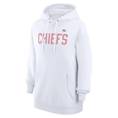 Kansas City Chiefs G-III 4Her by Carl Banks Women's Dot Print Pullover Hoodie White | NFL