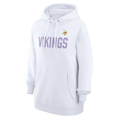 Minnesota Vikings G-III 4Her by Carl Banks Women's Dot Print Pullover Hoodie White | NFL