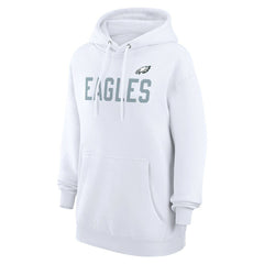 Philadelphia Eagles G-III 4Her by Carl Banks Women's Dot Print Pullover Hoodie White | NFL