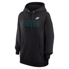 Philadelphia Eagles G-III 4Her by Carl Banks Women's Dot Print Pullover Hoodie Black | NFL