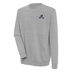 Colorado Avalanche Antigua Victory Pullover Sweatshirt - Heather Gray - NHL