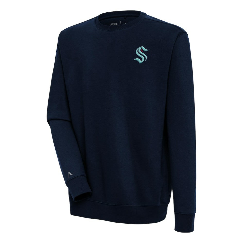 Seattle Kraken Antigua Victory Pullover Sweatshirt - Deep Sea Blue - NHL