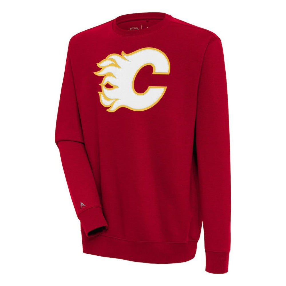 Calgary Flames Antigua Victory Pullover Sweatshirt - Red - NHL