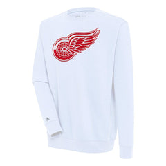 Detroit Red Wings Antigua Victory Pullover Sweatshirt - White - NHL