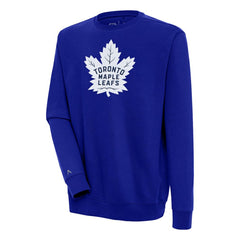 Toronto Maple Leafs Antigua Victory Pullover Sweatshirt - Blue - NHL