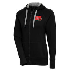 Cincinnati Bengals Antigua Women's Victory Full-Zip Hoodie Black | NFL
