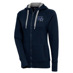 Dallas Cowboys Antigua Women's Victory Full-Zip Hoodie Navy | NFL