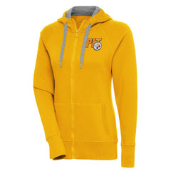Pittsburgh Steelers Antigua Women's Victory Full-Zip Hoodie Gold | NFL