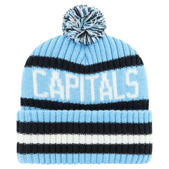 Washington Capitals '47 Cherry Blossom Bering Cuffed Knit Hat with Pom - Light Blue - NHL