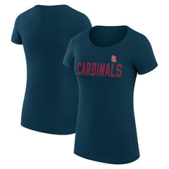 St. Louis Cardinals G-III 4Her by Carl Banks Women's Super-Slim Fit Lightweight Dot Print T-Shirt - MLB