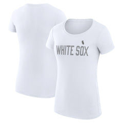 Chicago White Sox G-III 4Her by Carl Banks Women's Super-Slim Fit Lightweight Dot Print T-Shirt - MLB