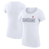 Cleveland Guardians G-III 4Her by Carl Banks Women's Super-Slim Fit Lightweight Dot Print T-Shirt - MLB