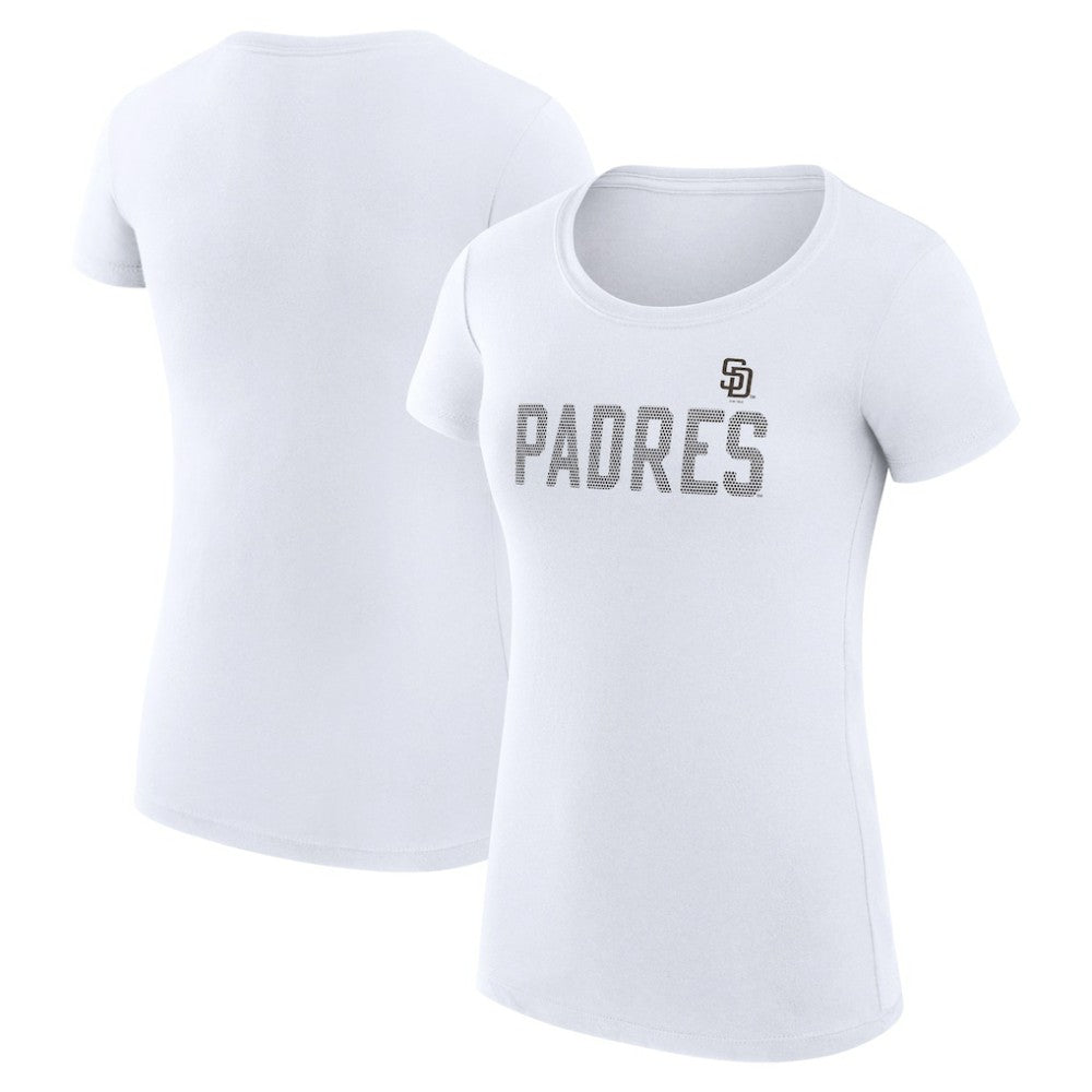 San Diego Padres G-III 4Her by Carl Banks Women's Super-Slim Fit Lightweight Dot Print T-Shirt - MLB