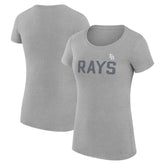 Tampa Bay Rays G-III 4Her by Carl Banks Women's Super-Slim Fit Lightweight Dot Print T-Shirt - MLB