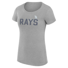 Tampa Bay Rays G-III 4Her by Carl Banks Women's Super-Slim Fit Lightweight Dot Print T-Shirt - MLB