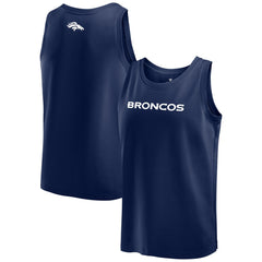 Denver Broncos Elements Tank Top Navy | Fanatics