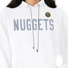 Denver Nuggets G-III 4Her by Carl Banks Women's Dot Print Pullover Hoodie White - NBA