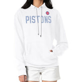 Detroit Pistons G-III 4Her by Carl Banks Women's Dot Print Pullover Hoodie White - NBA