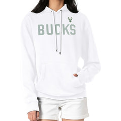 Milwaukee Bucks G-III 4Her by Carl Banks Women's Dot Print Pullover Hoodie White - NBA