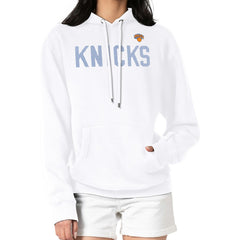 New York Knicks G-III 4Her by Carl Banks Women's Dot Print Pullover Hoodie White - NBA